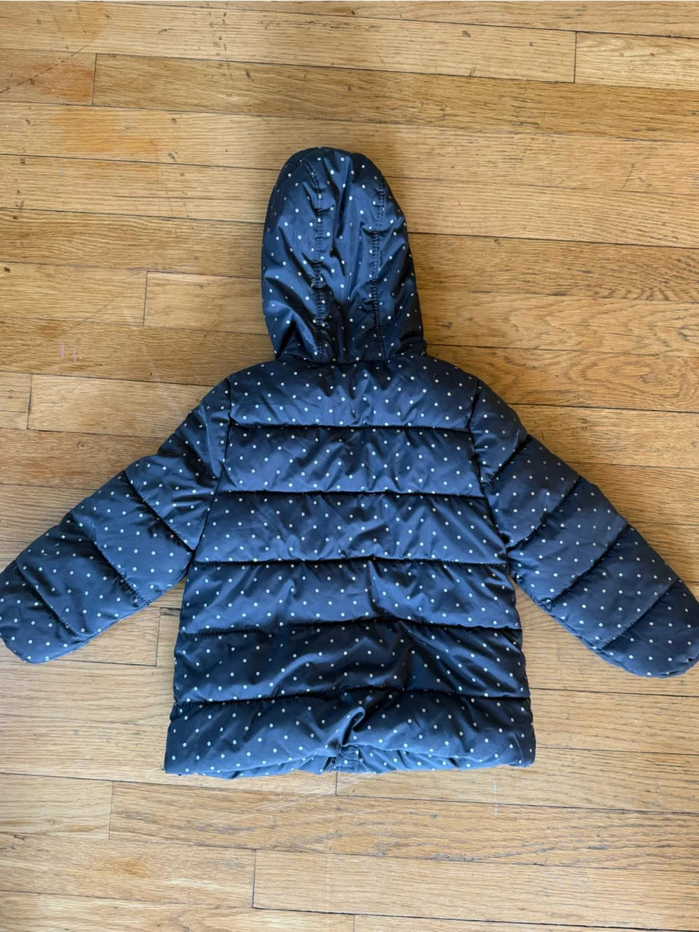 Kids dotted quilted jacket